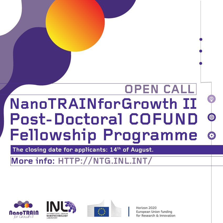 NanoTRAINforGrowth II – INL’s Post-Doctoral COFUND Fellowship Programme Open!