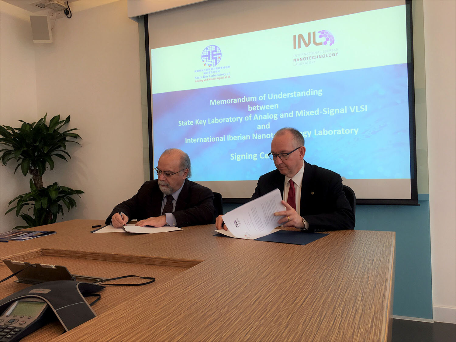 INL celebrates new partnership with Macau University research institute