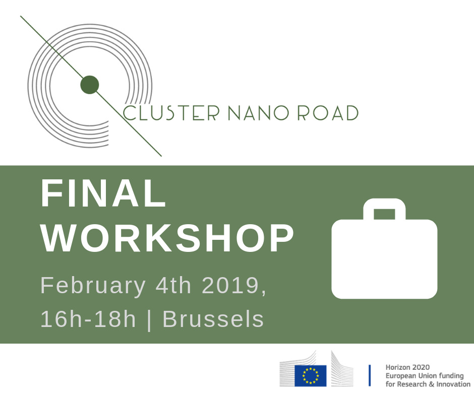 Cluster Nano Road promotes Final Workshop in Brussels