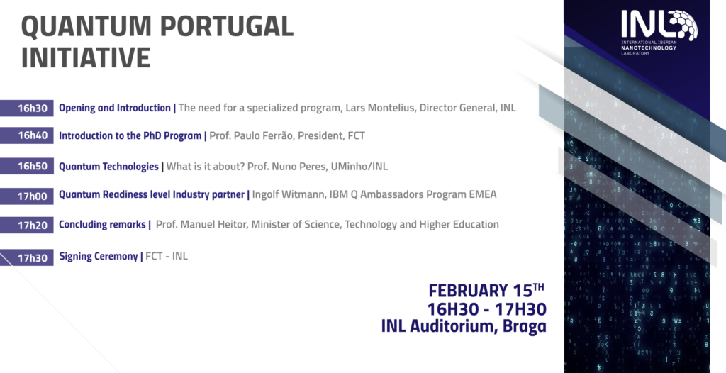 Official launch of the Quantum Portugal Initiative