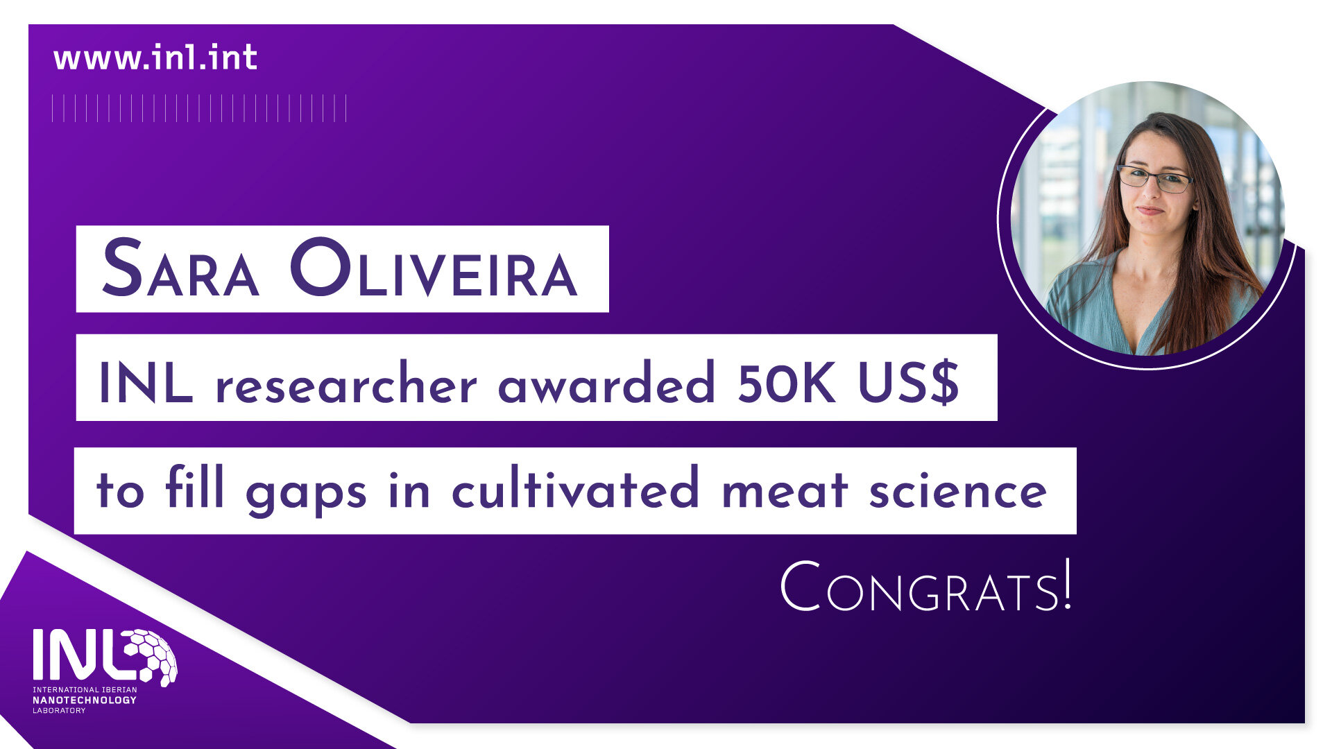 INL researcher awarded 50K US$ to fill gaps in cultivated meat science