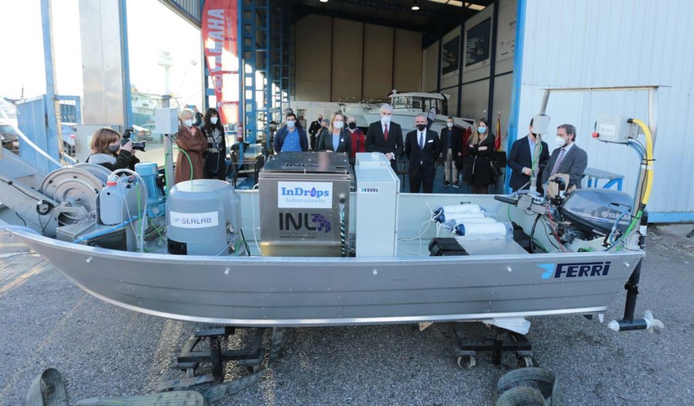 Marine drone carrying INL technology monitors water quality in Vigo