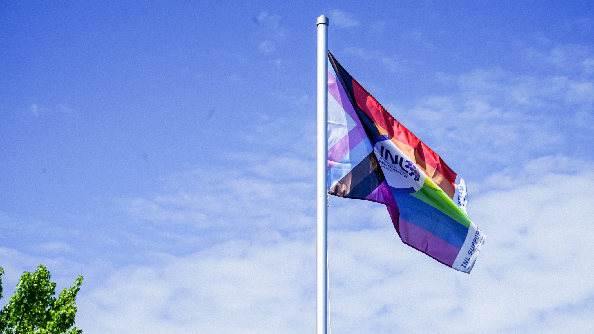 INL is proudly flying the Progress Pride Flag