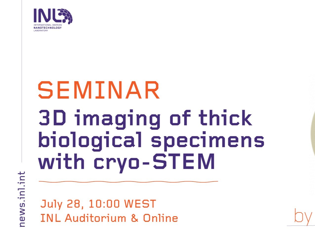 Seminar on 3D imaging of thick biological specimens with cryo-STEM, by Michael Elbaum