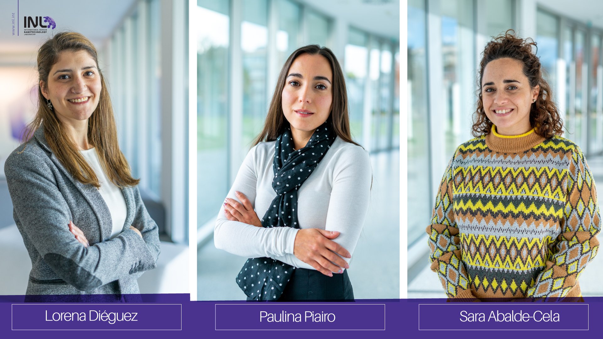 Lorena Diéguez, Paulina Piairo and Sara Abalde-Cela, running for the EU Prize for Women Innovators 2022
