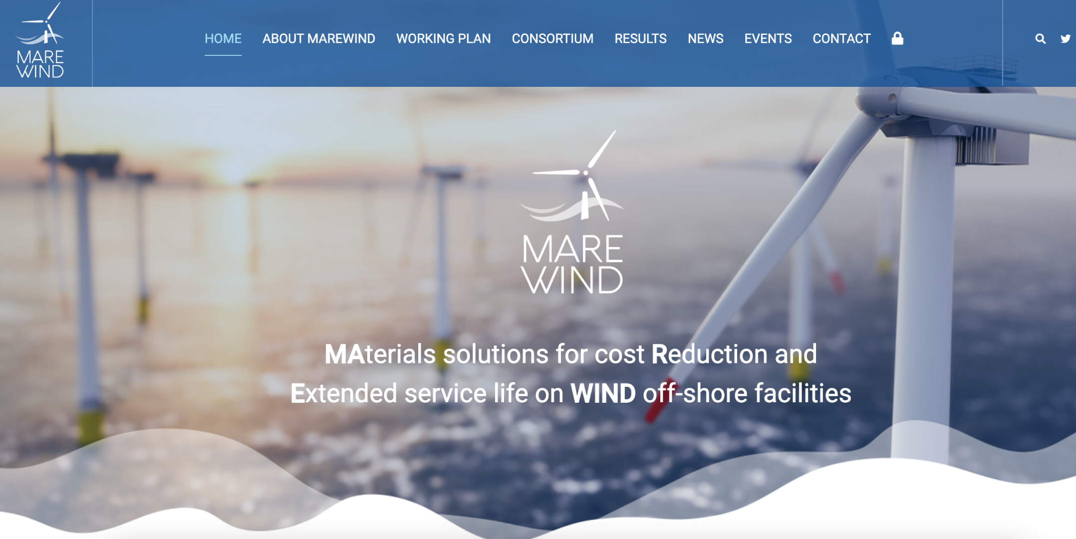 Marewind, developing durable materials and recyclable solutions for the offshore wind industry