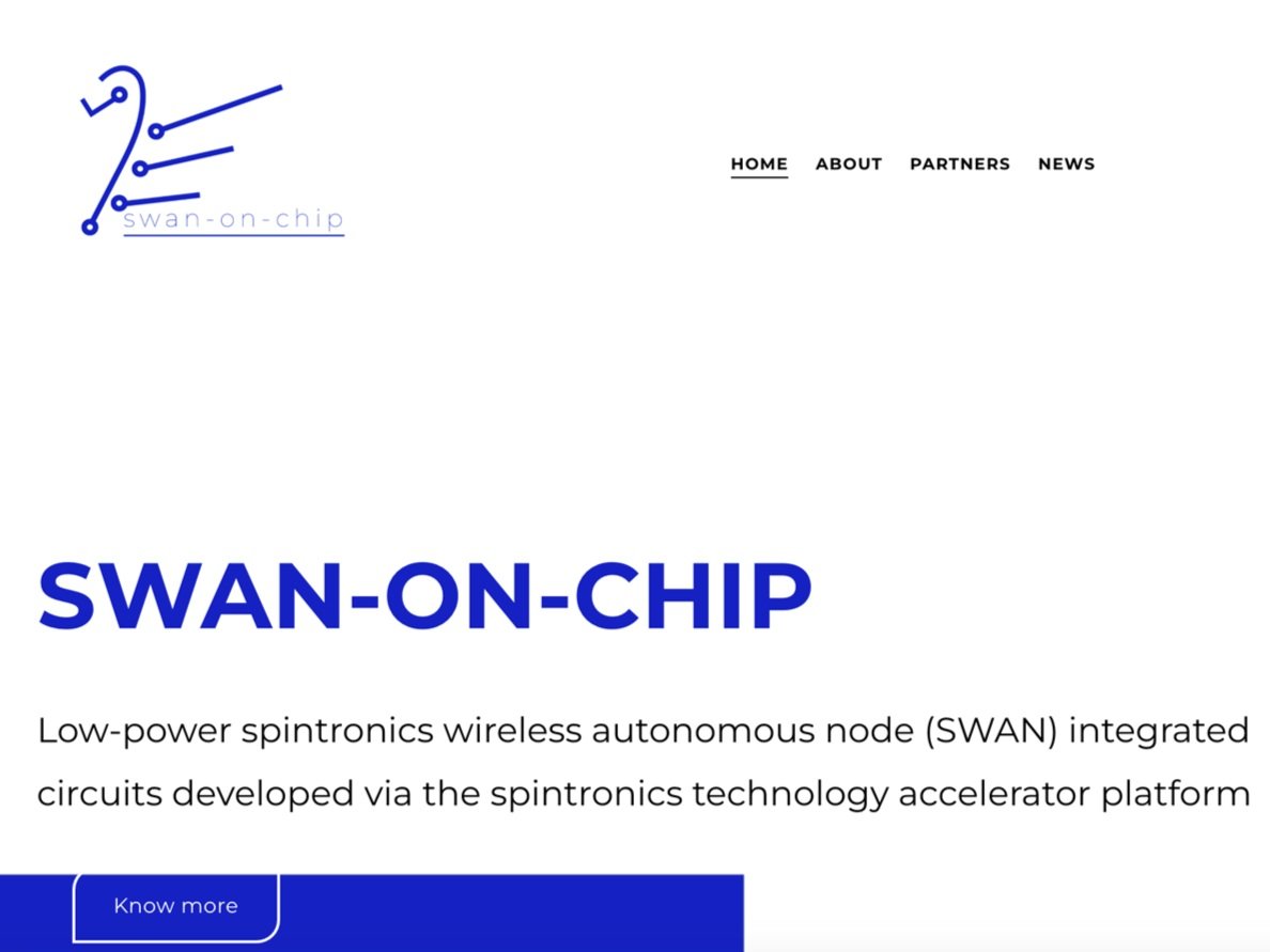 SWAN-on-chip: advancing spintronic technologies to the market